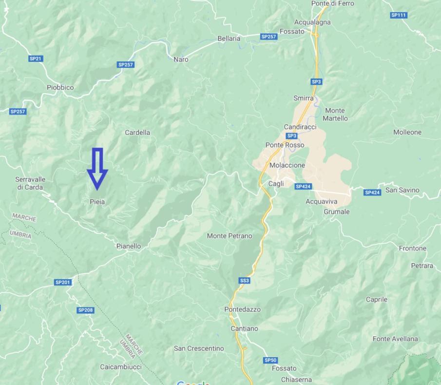 Casa Vacanze L'Arco Di Fondarca Cagli Exteriör bild